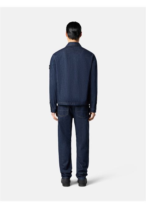 giacca indigo denim-rindes man blu STONE ISLAND | K2S15 Q100027 S00J7VJ201